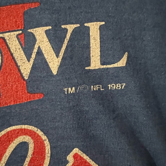 RARE New York Giants Super Bowl XXI Vintage T-Shirt - Picture 6 of 6